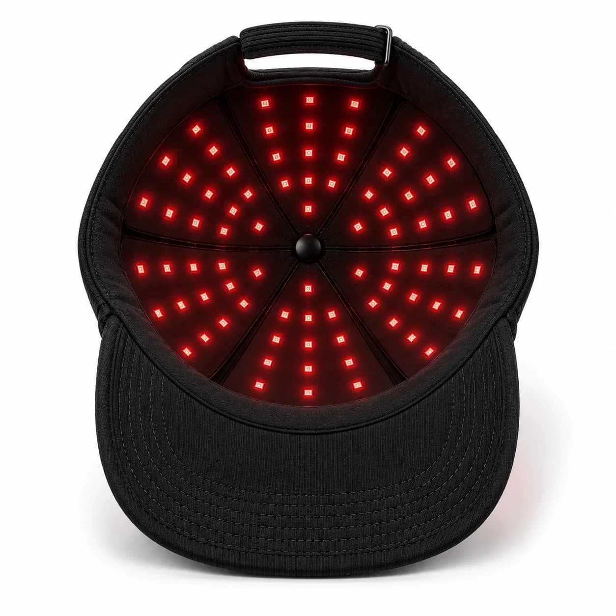 Inside Theracap: red and near-infrared LEDs across the crown